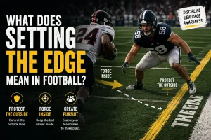 What Does Setting the Edge Mean in Football